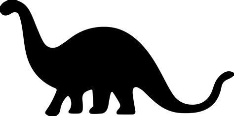 dinosaur clipart silhouette.